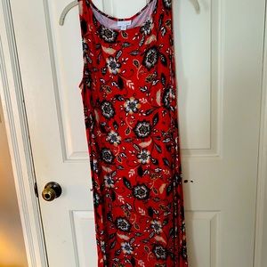 J Jill Jersey knit sleeveless dress